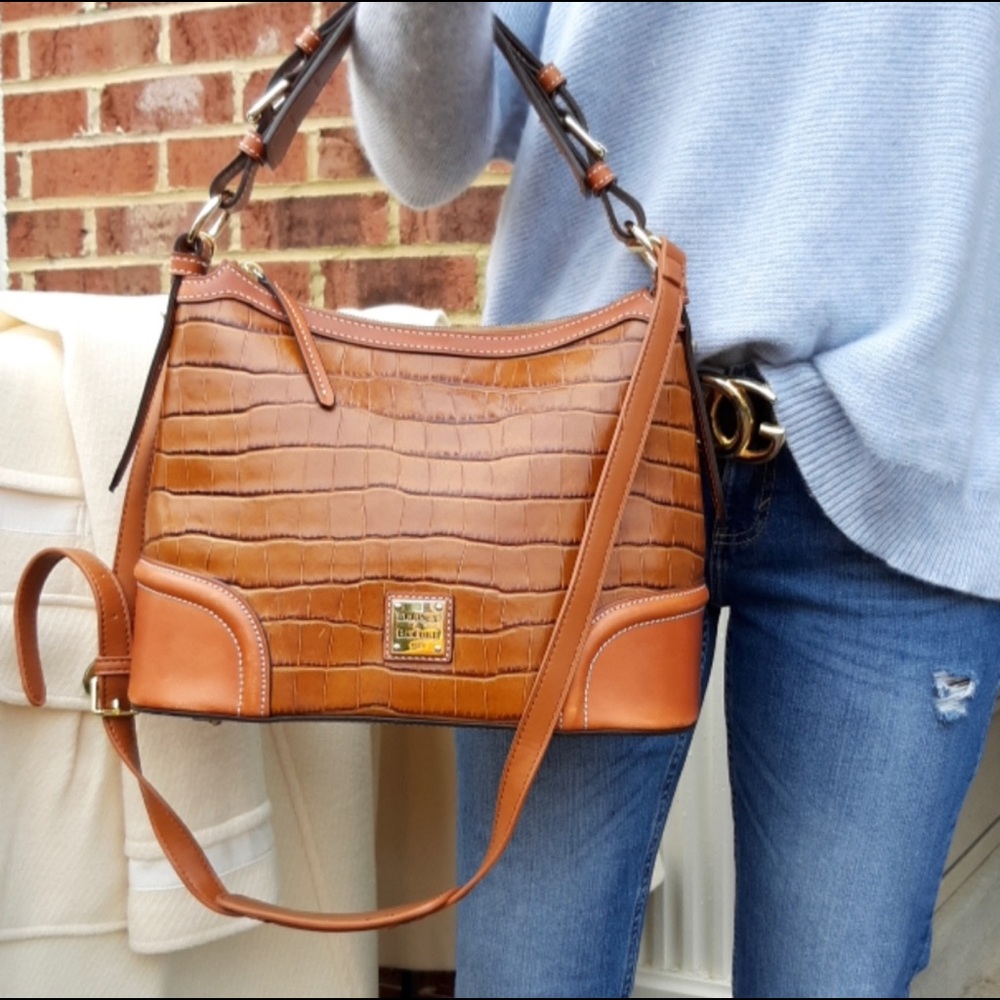 Dooney & Bourke Stunning Croco Satchel - Like New! - Picture 7 of 7